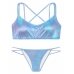 Оксамитовий купальник-топ Victoria's Secret Pink Velvet Scoop & Velvet Mini Bikini
