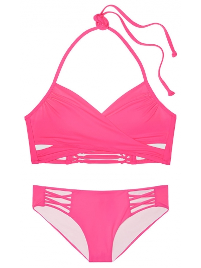 КУПАЛЬНИК VICTORIA'S SECRET яскраво-рожевий