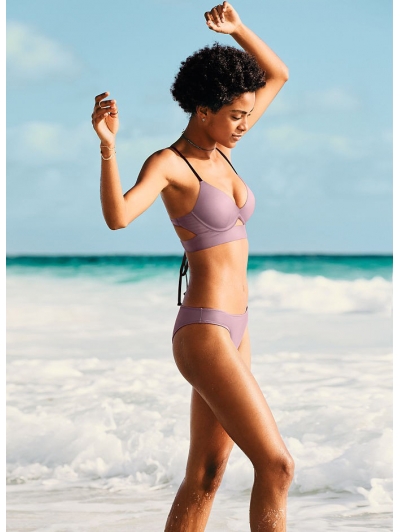 Купальник Victoria's Secret Pink Push-Up Cross-Back Scoop & Bikini