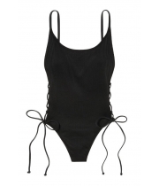 Віддільний купальник Victoria's Secret PINK Ribbed Lace-Up One-Piece