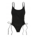 Віддільний купальник Victoria's Secret PINK Ribbed Lace-Up One-Piece