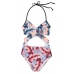 Купальник Victoria's Secret Pink Body Wrap One-Piece, листя