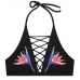 Купальник Victoria's Secret Pink Embroidered Strappy High-Neck & Strappy Bikini