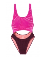 Оксамитовий Купальник Victoria's Secret PINK Velvet Cutout One-Piece