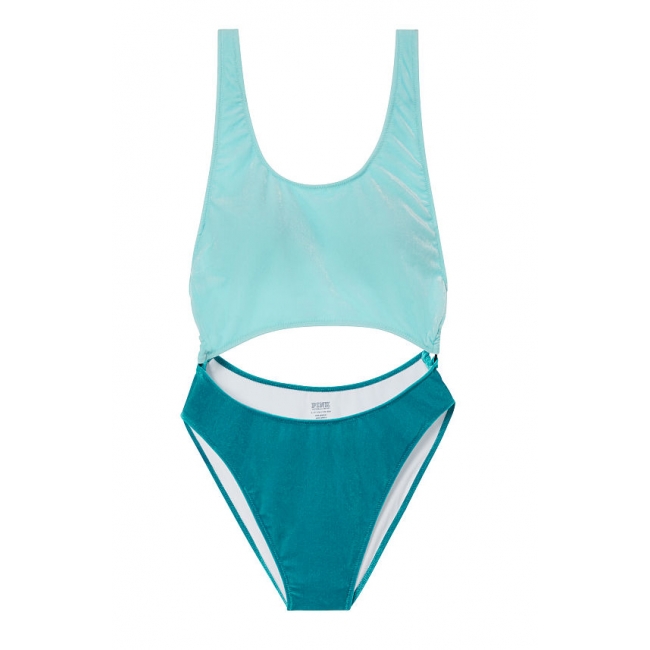 Оксамитовий Купальник Victoria's Secret PINK Velvet Cutout One-Piece