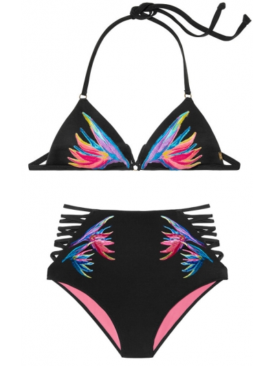 Купальник Victoria's Secret Pink Push-Up Triangle Top & High-Waist Bikini