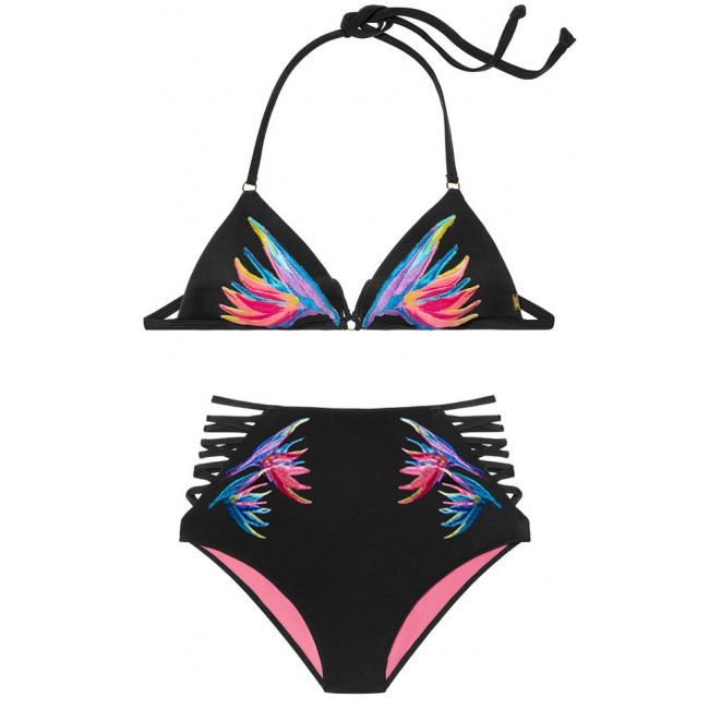 Купальник Victoria's Secret Pink Push-Up Triangle Top & High-Waist Bikini