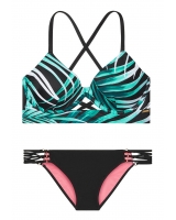 Купальник Victoria's Secret Pink Push-Up Cross-Back Scoop & Bikini