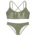 Оксамитовий купальник-топ Victoria's Secret Pink Velvet Scoop & Velvet Bikini
