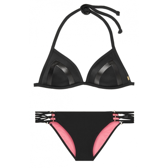 Купальник Victoria's Secret Pink з Push-up Triangle Top & Strappy Bikini