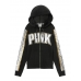Костюм на флісі Victoria's Secret Pink Sequin Bling Perfect Full-Zip & Sequin Bling Pant