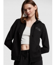 Спортивний Kостюм Victoria’s Secret Pink Everyday Fleese Zip-up Hoodie & Sweatpats, Black