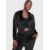 Велюровий Спортивний Костюм Victoria's Secret Velour Front-zip Hoodie & Velour Jogger, чорний з камінцями