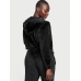 Велюровий Спортивний Костюм Victoria's Secret Velour Front-zip Hoodie & Velour Jogger, чорний з камінцями