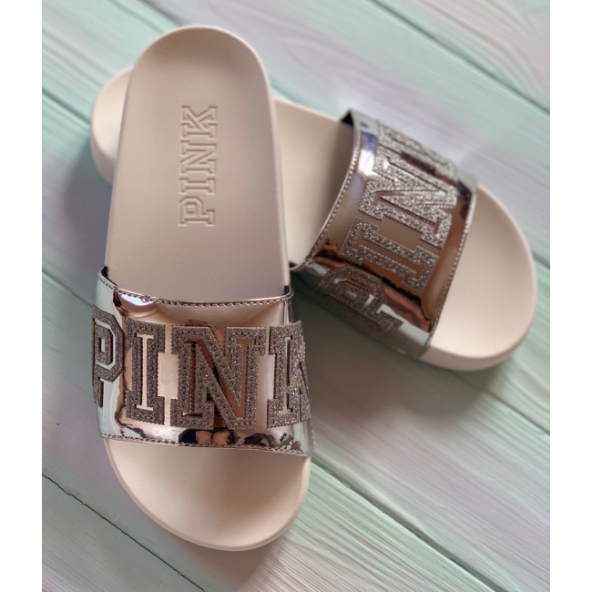 Шльопанці / Сланці STRAP SLIDE від Вікторія Сикрет PINK
