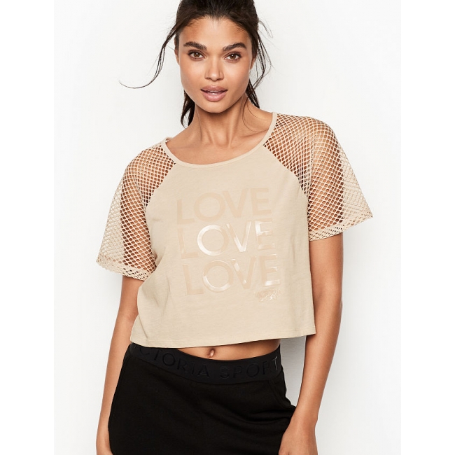 Кроп-топ Вікторія Секрет Mesh Crop Tee