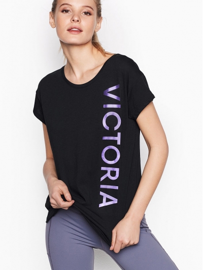Футболка Футболка Logo Scoopback Tee