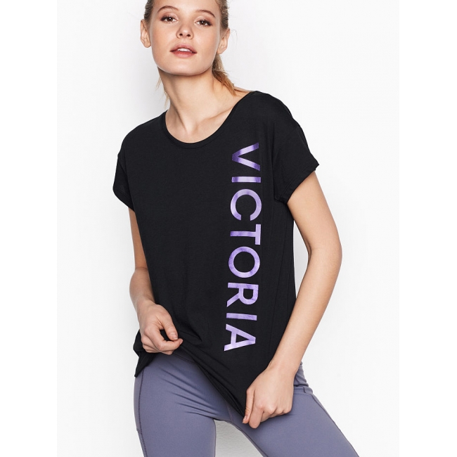 Футболка Футболка Logo Scoopback Tee