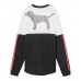 Світшот з вишивкою паєтками Sequin Bling Varsity V-Neck Long Sleeve Tee