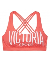 Спортивний бюстгальтер-топ Victoria Secret Crossback Sport Bra Coral