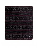 Плед VICTORIA'S SECRET Sherpa Blanket, Чорний з лого VS