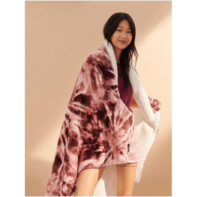 Плед VICTORIA'S SECRET Sherpa Blanket, Коричневий