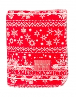 Плед VICTORIA'S SECRET Sherpa Blanket, Red