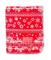 Плед VICTORIA'S SECRET Sherpa Blanket, Red
