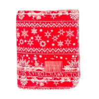 Плед VICTORIA'S SECRET Sherpa Blanket, Red