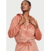 Велюровий Спортивний Костюм Victoria's Secret Velour Front-zip Hoodie & Velour Jogger, Canyon Rose