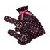 Тапочки Victoria's Secret Embellished Satin Bow Slide, чорні із сердечками