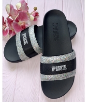 Шльопанці/Сланці Victoria's Secret Pink Single Strap Slide