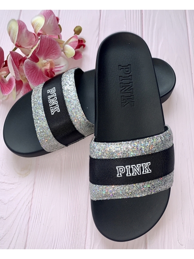 Шльопанці/Сланці Victoria's Secret Pink Single Strap Slide