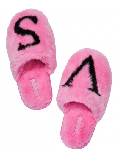 Домашні Тапочки Victoria's Secret Closed Toe Faux Fur Slipper, Рожеві, 36-40 розмір