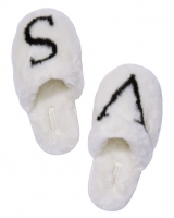 Домашні Тапочки Victoria's Secret Closed Toe Faux Fur Slipper, Білі, 38-41 розмір
