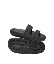 Шльопанці пляжні Victoria's Secret Pink Double Strap Pillow Slides, чорні