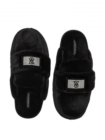 Капці Домашні Victoria's Secret Bling Strap Slipper, Чорні, 38-41 розмір