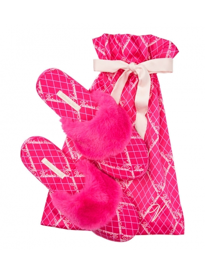Тапочки Вікторія Сикрет Signature Satin Slippers_