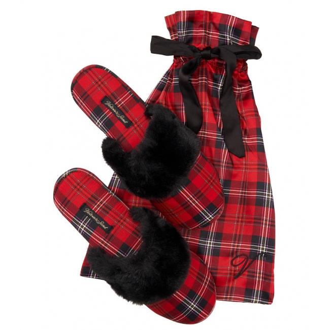 Тапочки Вікторія Сикрет Signature Satin Slippers_