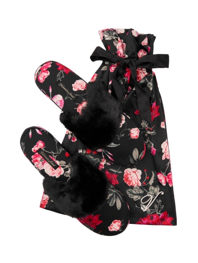 Тапочки Вікторія Сикрет Signature Satin Slippers_