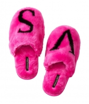 Домашні Тапочки Victoria's Secret Closed Toe Faux Fur Slipper, Яскраво-рожеві, 36-40 розмір