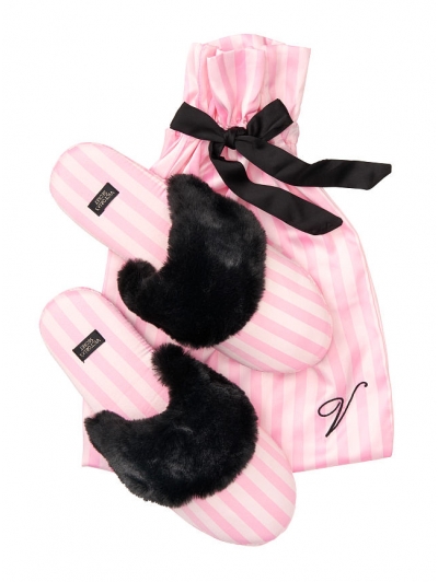 Тапочки Вікторія Сикрет Signature Satin Slippers