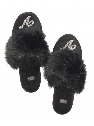 Капці Вікторія Сикрет Velvet Logo Slippers